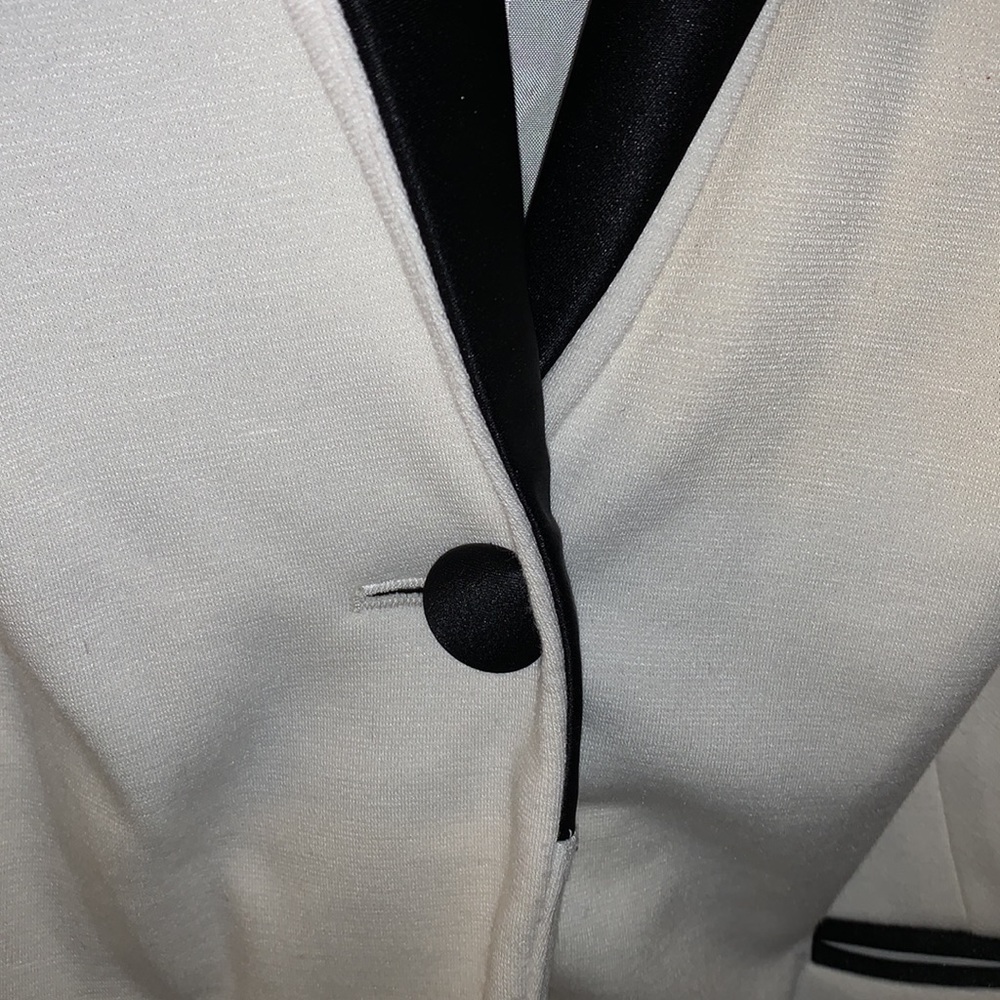 Tuxedo blazer - black and white womens size 18W - Picture 3 of 6
